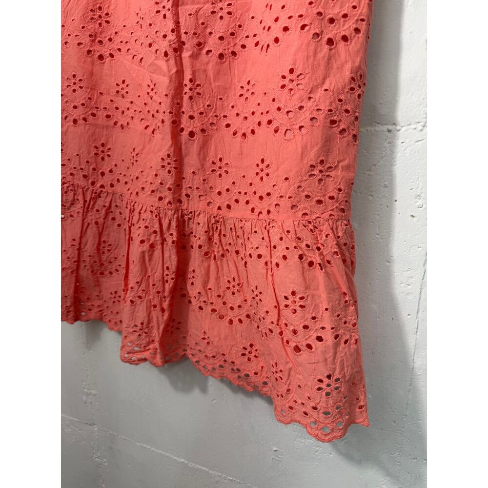 Joie A Line Maxi Eyelet Skirt Peach Orange Size Small - Picture 5 of 5